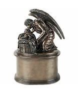 Bronze Finish Angel Whispers Urn Medium 8.75 inch Height 48 Cubic In Cap... - $1,415.84 MXN