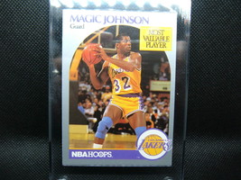 Magic Johnson 1990 NBA Hoops Card # 157 - £2,768.33 GBP