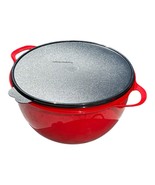 Tupperware Thatsa Mega Large 42 Cup Storage Serving Bowl Black Lid #5377... - €32,34 EUR
