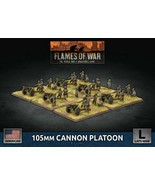 Flames of War UBX82 Late War United States 105mm Cannon Platoon Battlefrony - £72.33 GBP