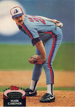 1992 Topps Stadium Club Baseball Trading Card - Mark Gardner -Montreal Expos (M) - £1.54 GBP