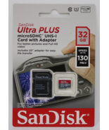 32GB Ultra Plus Micro SDHC UHS-I Card SD Adapter for transfer 130 MB/s S... - £7.47 GBP