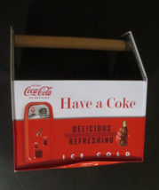 Coca-Cola Utensil Caddy  Carrier Have a Coke Red White Bent - £4.27 GBP