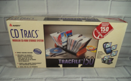 Vintage CD Tracs Modular CD Rom Storage System TracFile 150 NOS - $16.78