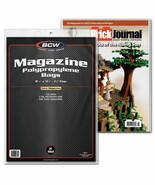 2 packs of 100 (200) BCW 8 ⅞&quot; x 11 ⅛&quot; + 1 ½&quot; Flap Thick Magazine Bags - €19,41 EUR