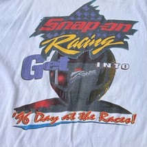 VTG Snap On Day At The Races Mens XL Single Stitch T-Shirt Drag KC I-70 ... - $28.05