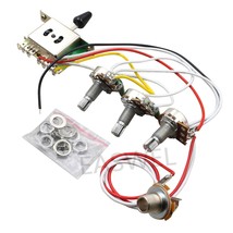 Electric Guitar Wiring Harness Prewired Kit For Strat Parts 5 Way 500K Pots - $17.99