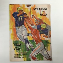 December 8 1962 NCAA Football Syracuse vs UCLA The Goal Post Official Program - £37.88 GBP