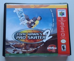 Tony Hawk&#39;s Pro 2 Skater CASE ONLY Nintendo 64 N64 Box BEST Quality Available - £11.71 GBP