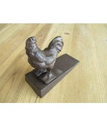 Cast Iron ROOSTER CHICKEN Door Stop Stopper Country Farmhouse Rustic Doo... - €19,09 EUR