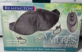 Nature&#39;s Relaxation Mask Earbuds 8 Nature Sounds &amp; Calming Lavender by R... - £31.53 GBP