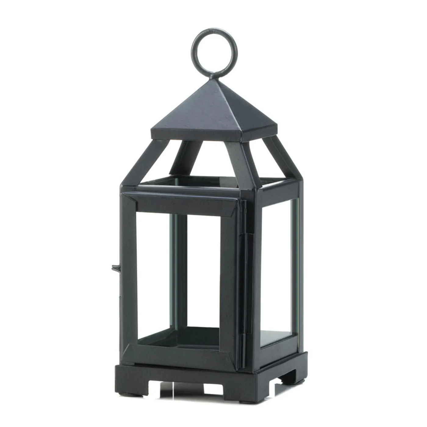 Black Mini Contemporary Lantern - $35.92 CAD