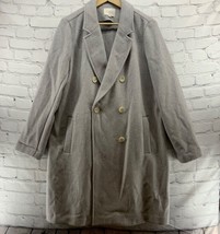 Ann Taylor Loft Wool Blend Winter Coat Womens sz L Gray Long - £43.60 GBP