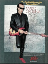Mario Cipollina (Huey Lewis and The News) 1985 Peavey Bass Guitar advertisement - £3.30 GBP