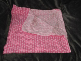 Circo Pink Cotton Flannel Baby Girl Cotton Receiving Swaddle Blanket 40&quot; x 40&quot; - £27.08 GBP