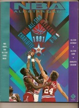 1991 NBA All Star Game Program Charlotte Basketball - £65.85 GBP
