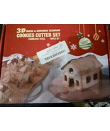 3D Christmas COOKIE CUTTER Set 18 Pc House And Christmas Scenario - $16.26 CAD