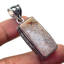 Crazy Lace Agate Vintage Style Gemstone Fashion Pendant Jewelry 2.10&quot; SA 1126 - £5.17 GBP
