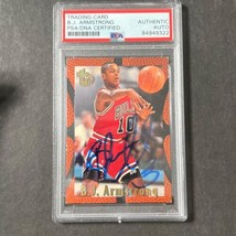 1994-95 Topps #13 B. J. Armstrong Signed Card AUTO PSA Slabbed Bulls - £62.90 GBP