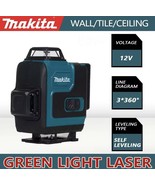 Makita 16-line green laser lithium level 4D level Horizontal Vertical360... - $1,666.84 MXN