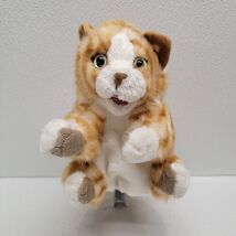 Folkmanis Orange Tabby Kitten Cat Hand Puppet Realistic Full Body Plush - $12.86