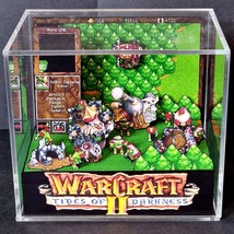 Warcraft II - 3D Cube Handmade Diorama - Video Games - Shadowbox - £54.29 GBP