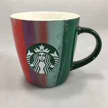 Starbucks Mermaid Split Tail 12 oz Multi-Color Brushstrokes Mug 2021 - £19.16 GBP