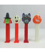 Lot of 4 Halloween Pez Dispensers Witch, Ghost, Gray Bat, &amp; Jack O&#39; Lantern - $14.77 CAD