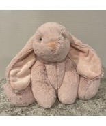 Super Soft 9” Bunny Rabbit Plush Stuffed Animal Pink Lovey Huggable Stuf... - $34.25