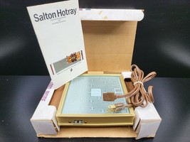 Salton Hotray Servette Food Warmer H-100 Vintage Automatic Electric Warm WORKS - £30.03 GBP