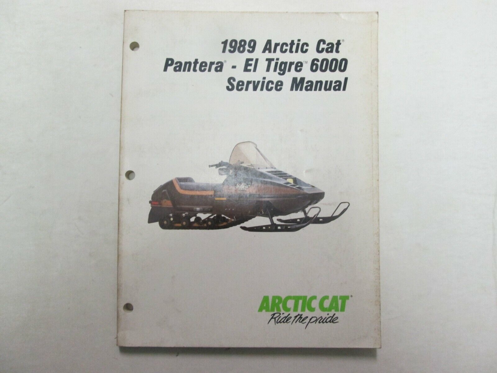 Primary image for 1989 Arctic Cat Pantera- El Tigre 6000 Service Repair Shop Manual p/n 2254-497