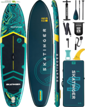 11&#39;6×35&quot; Super Wide Inflatable Paddle Board, Ultra Stable Stand up Paddl... - $10,419.86 MXN