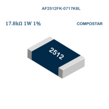50X AF2512FK-0717K8L Compostar Smd Thick F Ilm Resistor 17.8kOhm 1W 1% 2512 - £4.10 GBP