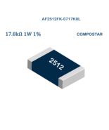 50X AF2512FK-0717K8L COMPOSTAR SMD Thick FIlm Resistor 17.8kOhm 1W 1% 2512 - $7.13 CAD