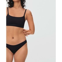 Everlane Womens The Invisible Bikini Panties Underwear Black S - £8.37 GBP