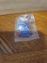 McDonalds Employee Pin ~ When the USA Wins You Win 1996 Atlanta Olympic Games - £4.45 GBP