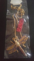 New Betsey Johnson Necklace Beautful Dragonfly - £20.03 GBP