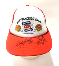 San Francisco 49ers Super Bowl XXIV 1990 Snapback Trucker Hat  Auto Wesley Walls - £112.05 GBP
