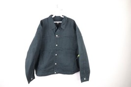 NOS Vtg 90s Marithe Francois Girbaud Mens 2XL Baggy Denim Trucker Jacket Green - £149.11 GBP