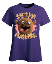 Furry Brown Little Animal Tongue Sticking Out Design - Ladies T-Shirt - £31.97 GBP