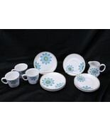 Noritake Up Sa Daisy  Bread Plates Saucers Cups Cream Pitcher  Lot of 12 - $357.86 MXN