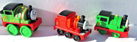 TOMY Thomas &amp; Friends train Pull Back go Percy ,James + Percy&#39;s Farm Delivery - £6.35 GBP