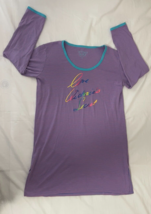 Vintage Victoria&#39;s Secret Purple Pink Cotton Long Sleeve Shirt Size M - ... - €15,37 EUR