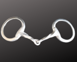 Eggbutt Slow Twist Stainless Steel Horse Bit 5&quot; Mouth English Western - $30.68