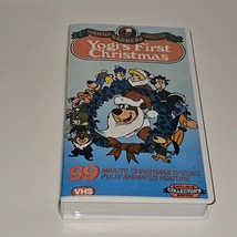 Yogi&#39;s First Christmas Bear VHS 99 Minutes Hanna Barbera 1980s Hard Plastic Case - £11.70 GBP