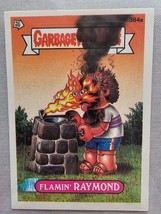 Garbage Pail Kids 1987 Series 10 384a &amp; 384b Flamin&#39; Hot Todd White Squa... - $13.10