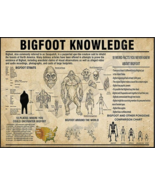 Bigfoot Knowledge Poster 16&quot;x24&quot; - £18.08 GBP