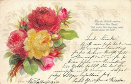 Möge Das Glück Dir Verstehen Wie Dieser ROSENPRACHT-1901 Switzerland Postcard - £2.35 GBP