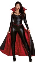 Princess of Darkness Costume Womens Medium Halloween Party Role Play DEFECT - $15.83