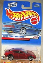 2000 Hot Wheels #72 First Editions 12/36 DODGE CHARGER R/T Red w/Chrome 5 Spokes - £5.90 GBP
